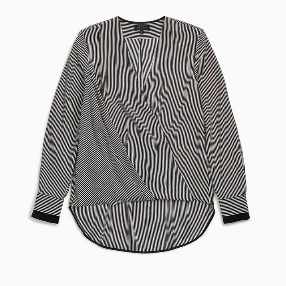 Women’s Rag & Bone Victor Silk Blouse Size XL